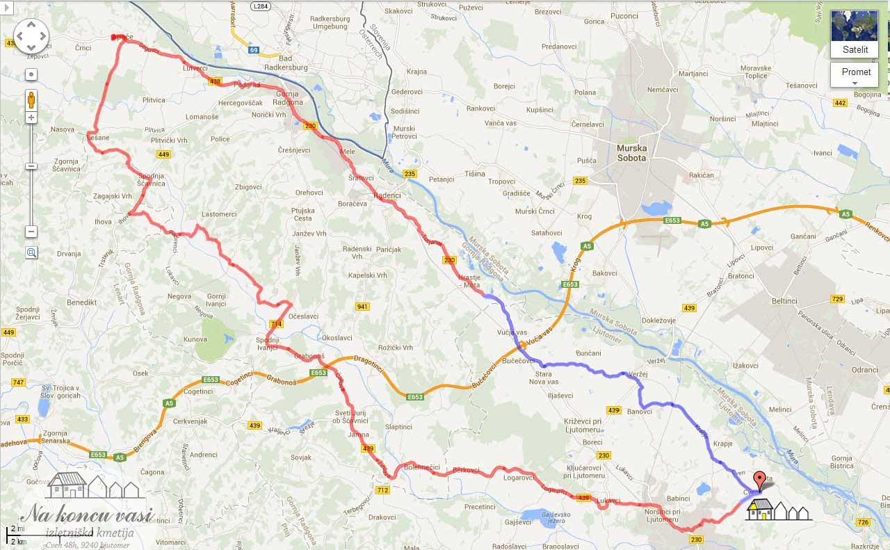 Slika poti - Cven-SvJurij-Ihova-Nasova-Apače